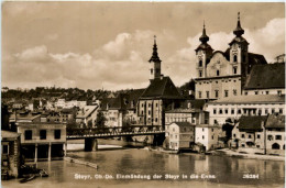 Steyr, Einmündung Der Steyr In Die Enns - Steyr