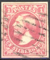 [O SUP] N° 2c, 1c Rose Carminé, Belles Marges - Superbe - Cote: 125€ - 1852 Willem III