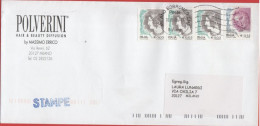 ITALIA - Storia Postale Repubblica - 2006 - 3x 0,05€ + 0,45€ Donne Nell'Arte - Stampe - Polverini - Viaggiata Da Milano - 2001-10: Poststempel