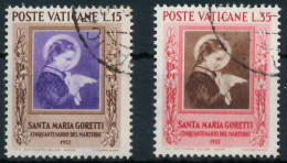 VATIKAN 1953 Nr 190-191 Gestempelt X404B5E - Used Stamps