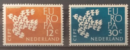 1961 - Netherlands - Europa CEPT + 1961 + 1962 - 6 Stamps - Nuevos