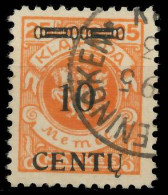 MEMEL 1923 Nr 169AI Gestempelt Gepr. X478A5A - Klaipeda 1923