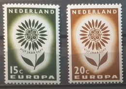 1964 - Netherlands - Europa CEPT + 1965 + 1966 - 6 Stamps - Nuevos