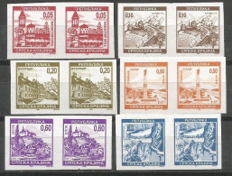 Croatia Yugoslavia RSK Krajina Serbia Mi.30/35U Complete Set IMPERFORATED MNH / ** 1994 - Croazia