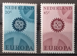 1967 - Netherlands - Europa CEPT + Normal And Fluorescent Paper - 4 Stamps - Nuevos