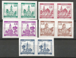 Croatia Yugoslavia RSK Krajina Serbia Mi.45/49U Complete Set IMPERFORATED MNH / ** 1995 - Croazia