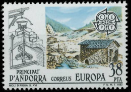 ANDORRA SPANISCHE POST 1980-1989 Nr 166 Postfrisch X5B56D6 - Ungebraucht