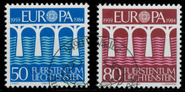 LIECHTENSTEIN 1984 Nr 837-838 Gestempelt X5B959E - Usati