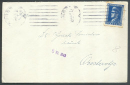 "Croatia 1943-12-02, Censored Letter Zagreb / Oroslavlje - Croazia