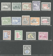 1954-63 BRITISH GUIANA - Stanley Gibbons N. 331-45, 15 Valori - MNH** - Otros & Sin Clasificación