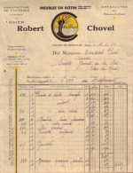 AISNE - ORIGNY EN THIERACHE - BOIS , MANUFACTURE DE VANNERIE , OSIER , MEUBLES EN ROTIN - ROBERT CHOVEL - 1951 - 1950 - ...