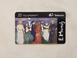 Norway-(N-134)-Livets Dans-(22TELLERSKRITT)-(105)-(10/98)-used Card - Norvège
