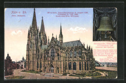 AK Köln A. Rh., Dom, Südseite, Kaiserglocke  - Altri & Non Classificati