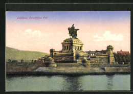 AK Koblenz, Deutsches Eck Mit Kaiser Wilhelm-Denkmal  - Altri & Non Classificati