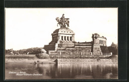 AK Koblenz A. Rhein, Kaiser Wilhelm-Denkmal  - Altri & Non Classificati