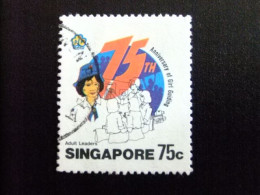 51 SINGAPORE SINGAPOUR 1985 / SCOUTS FEMENINO / YVERT 478 FU SG 515 FU - Usados