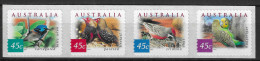 Australia 2001 MiNr. 2070BA - 2073BA Perf. 11¼:11 Australien Birds Desert Areas From Rolls 4v MNH ** 4.50 € - Neufs