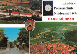 73988652 Hann._Muenden Landes Polizeischule Niedersachsen Eingang Fliegeraufnahm - Hannoversch Muenden