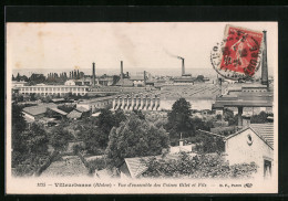 CPA Villeurbanne (Rhone), Vue D`ensemble Des Usines Gilet Et Fils  - Villeurbanne