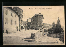 CPA Thizy, Rue De Vaise Et Rue De L`Hospice, Vues De Rues  - Thizy