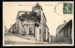 CPA Thizy, Place Saint-Jean Et Rue Du Midi  - Thizy
