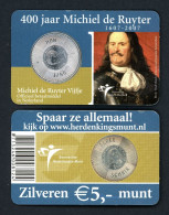 Niederlande 2007 5 Euro Coincard 400 Jahre De Ruyter Unzirkuliert (Num169 - Andere & Zonder Classificatie