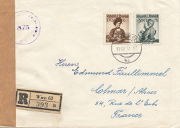 Zensur: 1951: Brief Von Österreich Nach Frankreich ZENSUR US 875 - Covers & Documents