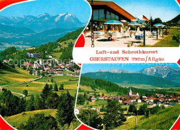 72743112 Oberstaufen Panorama Allgaeuer Alpen Restaurant Terrasse Oberstaufen - Oberstaufen