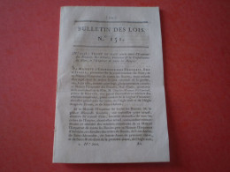 Bulletin Des Lois Napoléon Traité De Paix France Russie & Traité De Paix France Prusse: Tilsit . 1807 - Decrees & Laws