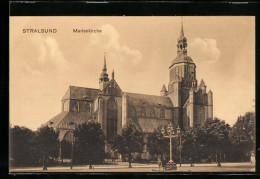 AK Stralsund, Die Marienkirche  - Stralsund