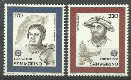 San Marino 1980 Mi 1212-1213 MNH  (ZE2 SMR1212-1213) - 1980