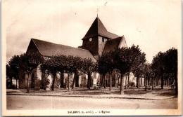 41 SALBRIS -- La Place, L'eglise. - Salbris