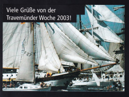 Sonder-CAK (Segelschiff) Der Deutschen Post Zur Travemünder Woche 2003,  - Other & Unclassified