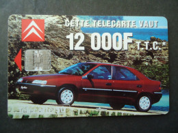 FRANCE USED   CARDS   DIFFERENT CHIPS  OR UNIT OR DATE   CARS - Auto's