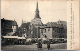 68 THANN - La Cathedrale Saint Thiebaud Et Place Du Marche  - Thann