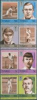 Tuvalu 1984 SG281-288 Cricketers Set MNH - Tuvalu