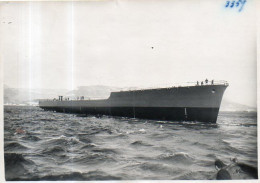 Torpilleur Téméraire à La Seyne Sur Mer (83) Circa 1940 (navire Jamais Terminé) - Boats