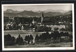 AK Kaufbeuren, Ortspartie Mit Kirche  - Kaufbeuren