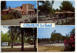 CPSM 10.5 X 15 Var COGOLIN  Le Yotel Carrefour De La Foux Tourisme Et Travail Tel (94) 56.20.44 Camping Libre "aménagé" - Cogolin