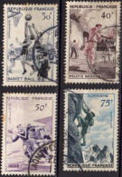 France 1956 Y&T 1072 à 1075: Sports - Used Stamps