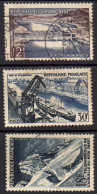 France 1956 Y&T 1078 à 1080: Réalisations Techniques Françaises - 1ère Série : Cote >13€ - Used Stamps