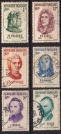 France 1956 Y&T 1082 à 1087 :  Personnalités Européennes Ayant Participé à La Vie Française. Cote >13€ - Used Stamps