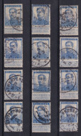 12x Roi Albert I Pellens 25c - 1912 Pellens