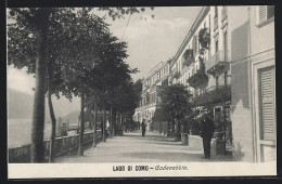 Cartolina Cadenabbia /Lago Di Como, Promenade Am Ufer Des Sees  - Como