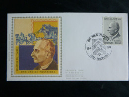 1974 1713 FDC Soie/zijde (Borgerhout) : "Dag Van De Postzegel - Journée Du Timbre " - 1971-1980