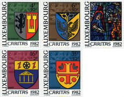 LUXEMBURGO 1982 CARITAS  YT 991/995  ** - Unused Stamps