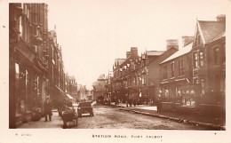 Wales - PORT TALBOT - Station Road - REAL PHOTO - Glamorgan