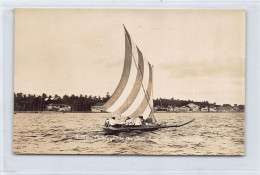 Philippines - Moro Fishing Boat - REAL PHOTO - Publ. Aurora Studio  - Filippijnen