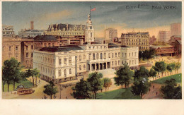 Usa - NEW YORK CITY - City Hall - LITHO - Publ. J. Koehler 1503 - Manhattan