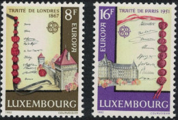 Luxemburgo 1982 Yt 1002 / 1003   ** - Unused Stamps
